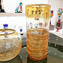 Filante Amber - Tube Vase - Original Murano Glass