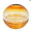 Filante Amber – Schüsselvase – Original Muranoglas OMG