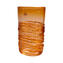 Filante Amber - Oval Vase - Original Murano Glass