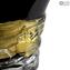 Schwarze Rose - Vase - Original Murano Glas