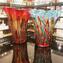 Fantasy Lava-Red Napkins Vase-Original Murano Glass