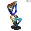 Material Satin - Abstract - Murano Glass Sculpture