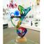 Ouro Material - Abstrato - Escultura em Vidro Murano