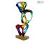 Ouro Material - Abstrato - Escultura em Vidro Murano