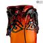 Musana Vase Orange - Hommage à Picasso - Verre de Murano Original OMG
