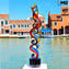 Unendliche Wellen - Skulptur - Original Murano Glass OMG