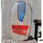 Escultura em pedra de bolha Sommerso Venixe Ibis Red Blue - Vidro Murano Original OMG®