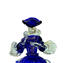 Couple Goldoni Venetian Figurines Deep blue - gold 24kt decoration