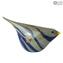 Blauer Spatz - Tiere - Original Murano Glas OMG