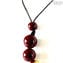 Necklace Lumina Red - Original Murano Glass