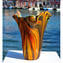 Vaso Missoni - multicolor - Vetro di Murano Originale OMG®