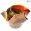 قطعة مركز وعاء ميسوني - متعدد الألوان - زجاج مورانو الأصلي OMG®