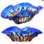 Blue Sombrero Centerpiece - Sbruffy Style - Original Murano Glass