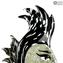 Punk Head con Tao - Cubismo - Cristal de Murano original