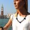 Magda - Collar de Cuentas Venecianas - Cristal de Murano Original OMG
