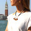 Collana Stelle Cadenti - perle in vetro - Vetro di Murano Originale