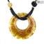 Moon Eye - Necklace Venetian Beads - Original Murano Glass OMG
