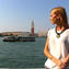Hoja - Collar de cuentas venecianas - Cristal de Murano original OMG