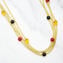 Collana Moon Tears Oro - perle in vetro - Vetro di Murano Originale