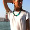 Smerald - Halskette venezianische Perlen - Original Murano Glass OMG