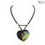 Your Heart - Necklace Venetian Beads - Original Murano Glass OMG