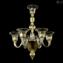 Venetian Chandelier Campanula pure Gold 24kt - Murano Glass