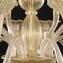 Venetian Chandelier Campanula pure Gold 24kt - Murano Glass