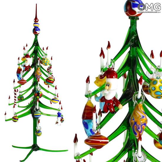 Christmas Tree Glass Xmas - Original Murano Glass OMG