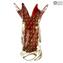 Vaso Fiore Fashion 60s - Rosso - Original Murano Glass OMG®