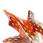 Vaso de flores da moda dos anos 60 - Red Venetian Glass Murano OMG®