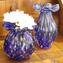 مزهرية عصرية من الستينيات - زجاج مورانو أزرق من Venetian OMG®