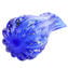 패션 60 년대 제비 꽃병-Blu Venetian Glass Murano OMG®