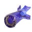 Fashion 60s Blumenvase - Blaues venezianisches Glas Murano OMG®
