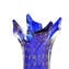 Fashion 60s Blumenvase - Blaues venezianisches Glas Murano OMG®