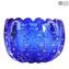 Ciotola Fiore Fashion 60s - Blu - Original Murano Glass OMG®