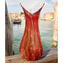 Vase Swallow Fashion Années 60 - Verre Vénitien Rouge Murano OMG®