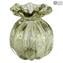 Fashion 60s Buddy Vase - Grey Venetian Glass Murano OMG®