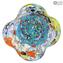 Bol cloche - Bleu clair - Multicolore - Verre de Murano original