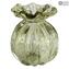 Fashion 60s Buddy Small Vase-Gray Venetian Glass Murano OMG®