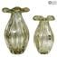 مزهرية صغيرة من الستينيات - زجاج مورانو رمادي من Venetian OMG®