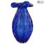 ファッション60年代の小さな花瓶-ブルーベネチアングラスムラノOMG®