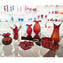 Vaso pequeno da moda dos anos 60 - Red Venetian Glass Murano OMG®