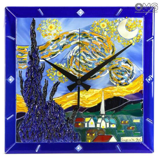 wall_clock_van_gogh_night_murano_glass_1.jpg