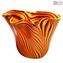 Tigre King Vase - Geblasene Vase - Original Murano Glas