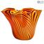 Tigre King Vase - Geblasene Vase - Original Murano Glas