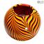 Tigre Bowl - Geblasene Vase - Original Murano Glas