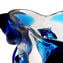 リバー花瓶-吹き飛ばされたセンターピース-オリジナルのムラーノグラス