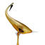 البجعة الصفراء - تمثال زجاجي - زجاج مورانو OMG الأصلي