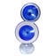 Doppel Blau - Original Murano-Glas OMG®