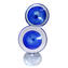 Doble azul - Cristal de Murano original OMG®